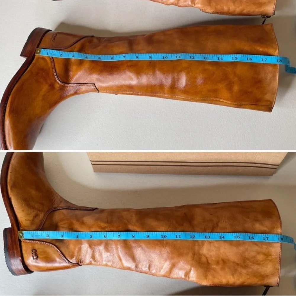 🔥NWT BED|STU Tess Windsor Tan Glaze Riding Boots Size 8.5 - Picture 12 of 13